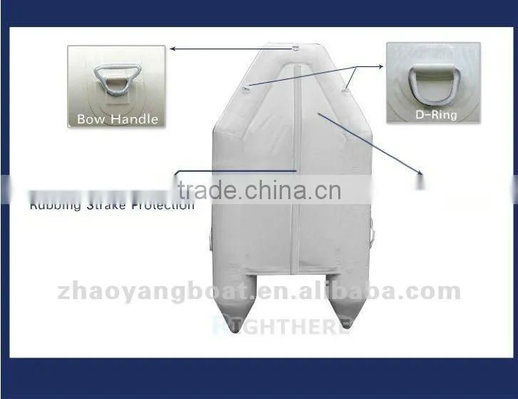 CE Authenticate PVC inflatable boat,optional floor