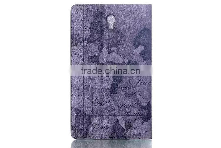 Luxury high quality Map wallet PU leather Case with stand For Samsung Galaxy Tab S 8.4 T700 Tablet
