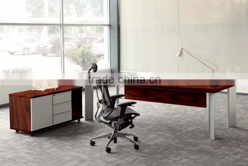 hot sale metal legs office table & new design melamine material office desk HX-NT3122