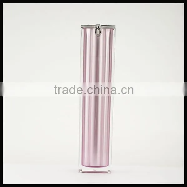 Square PMMA airless bottle for Skin Care