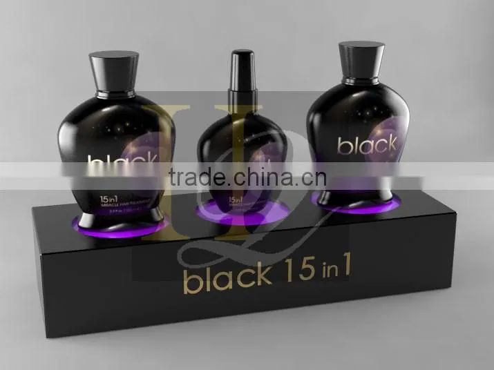 LED acrylic cosmetic bottle display stand