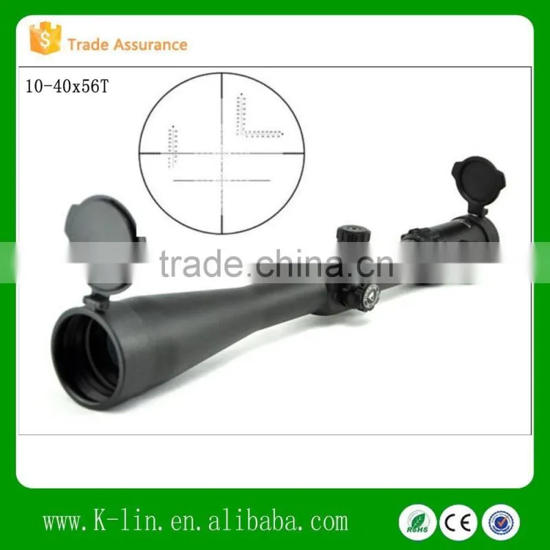 Newest Optics Titan 35mm Monutube Side Focus Illuminated Turret Lock Mil-dot 10-40x56T IR Riflescope 56
