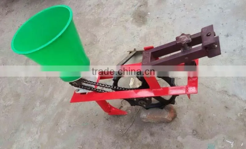 Little white dragon 6.5HP gasoline cultivator and planter soybean planter corn seed planting machine