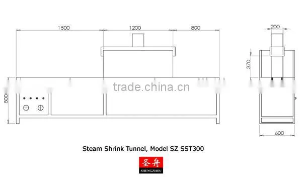Automatic Steam Shrink Machine for Bottle