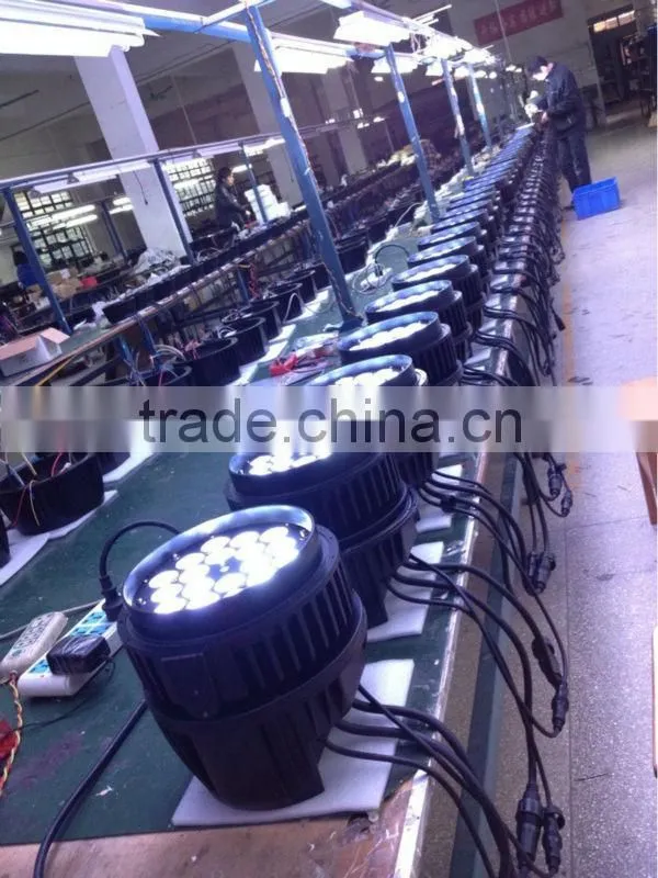 18pcs15W RGBWA 5 in 1 ip65 led outdoor lighting