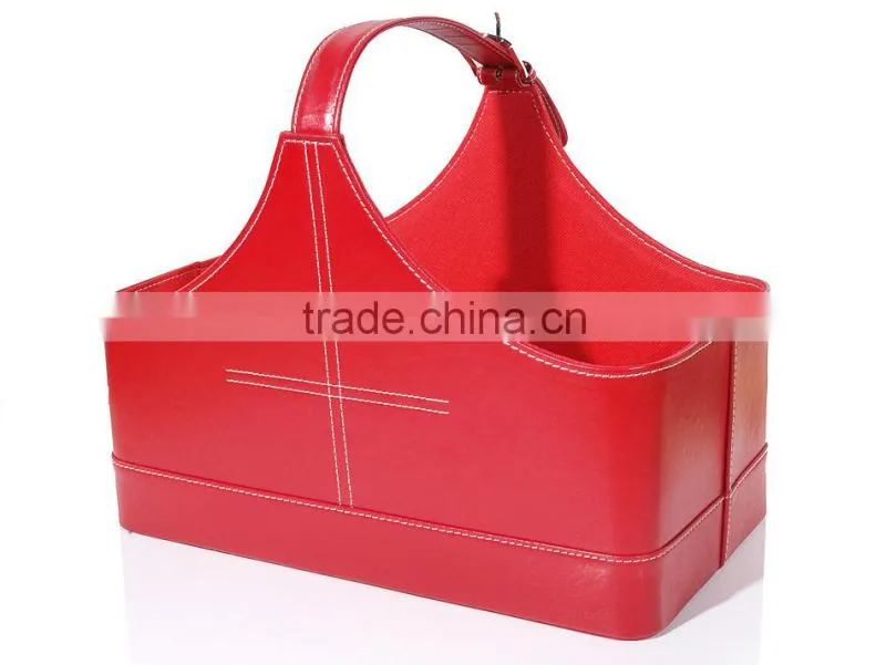 2015 Most popular leather toy storage box