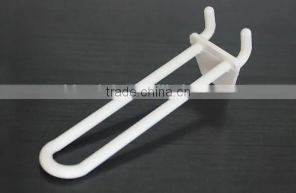 Plastic Double Wires Hook Display for Cardboard