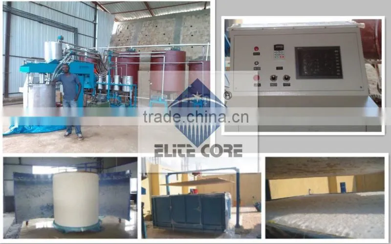 2015 ECMT-114 114B automatic foam profile cutting machine with two roller