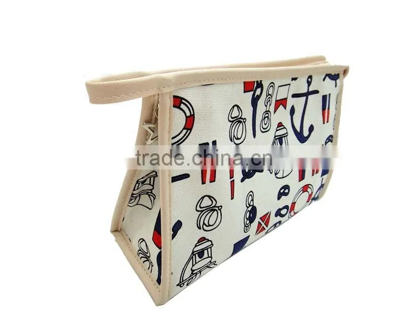 Promotional canvas cosmetic travel bag made in Guangzhou China