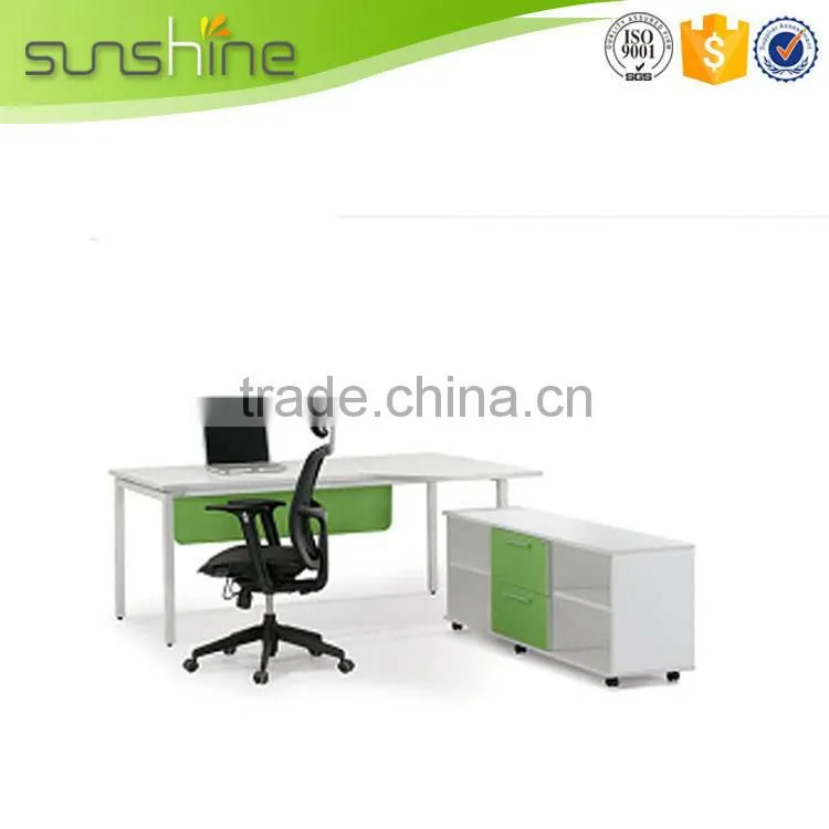 New Hot Fashion High reflective wood carving executive desk
