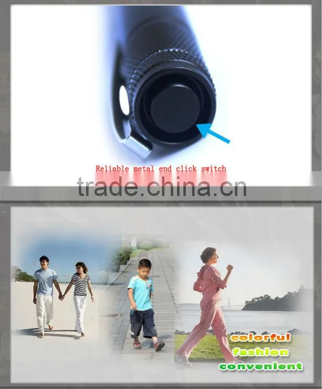 Hot sale-AAA battery pockclip mini flashlight TANK007 E06