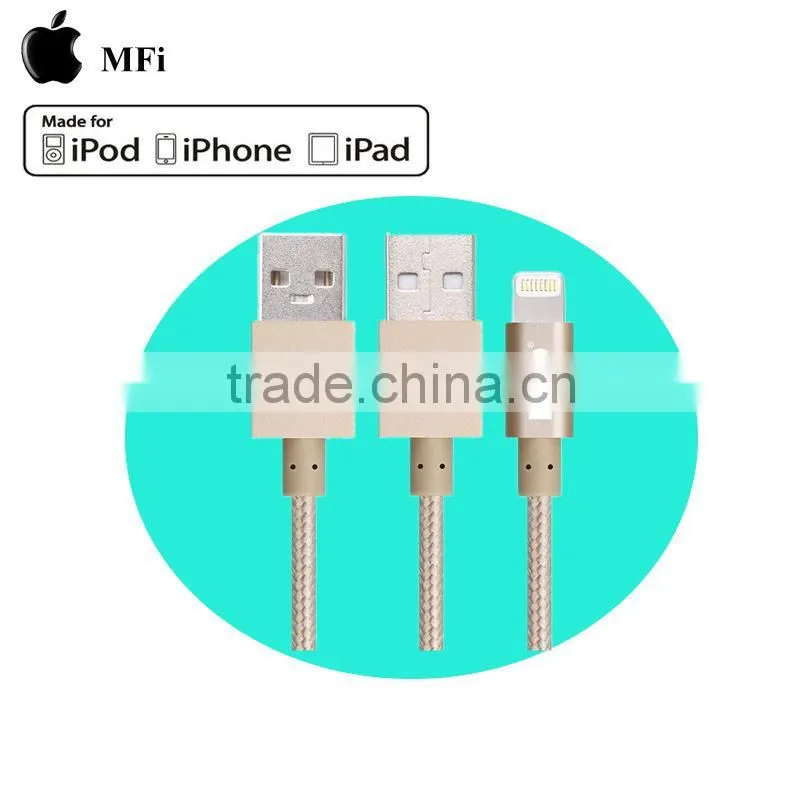 Custom odm fast charge mfi-certified usb cable