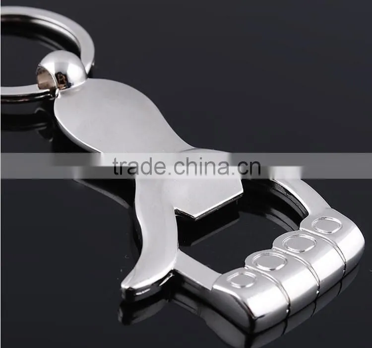 wholesale blank metal bottle opener keychain