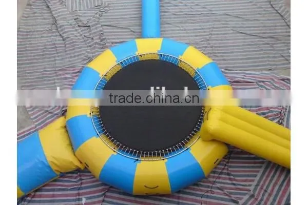 Barry inflatable best PVC inflatable water trampoline with slide from china