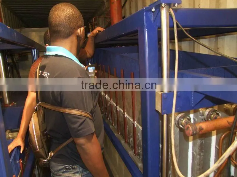 Commercial automatic block ice machine for Africa