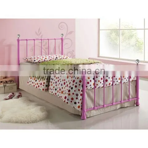 iron bed with crystal