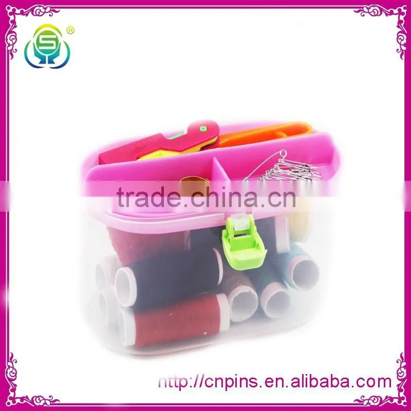 YongSheng with scissor threads needles professional plastic sewing kit