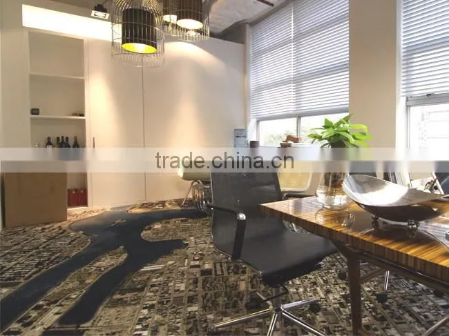 tiles flooring PP carpet tile,jacquard carpet tiles,PP carpet tile with stripe pattern