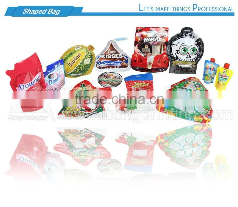 Plastic shaped packaging