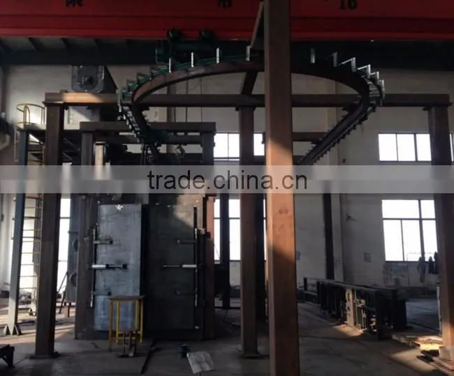 Monorail shot blasting machines/shot blasting equipment
