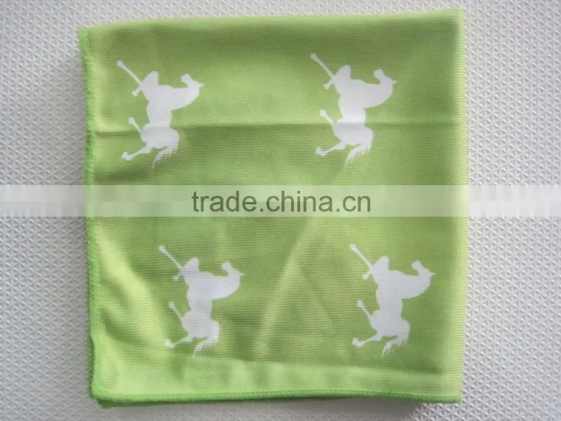 Printing glass microfiber cleaning cloth