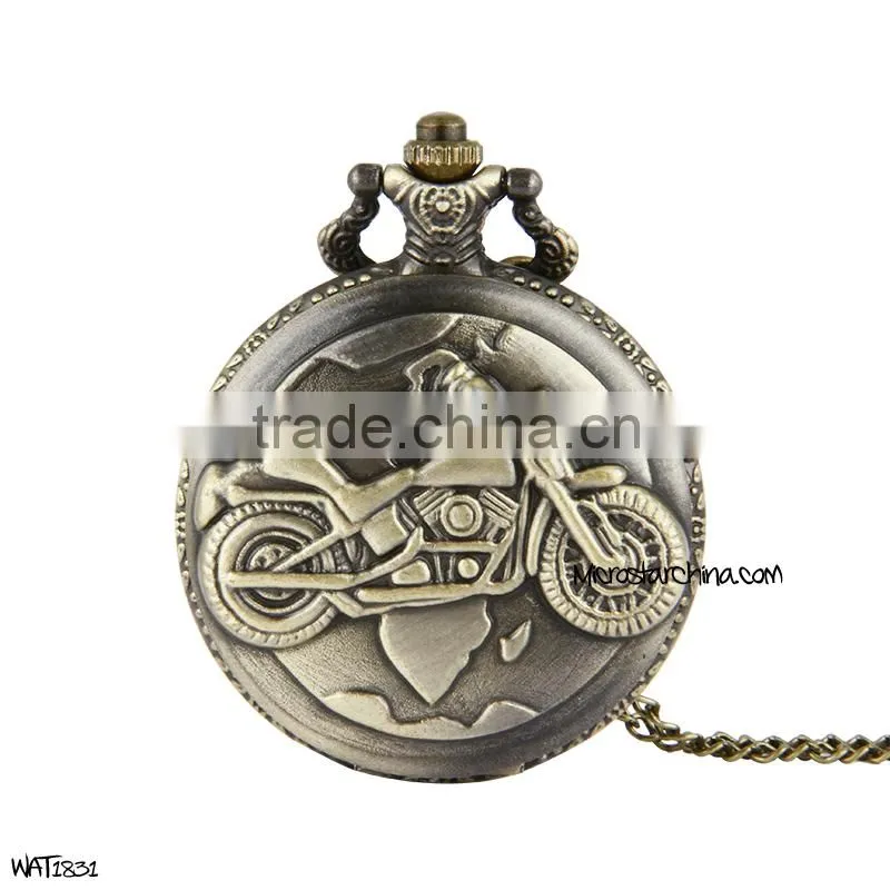 Carving Decorative Mechanical Pocket Watch