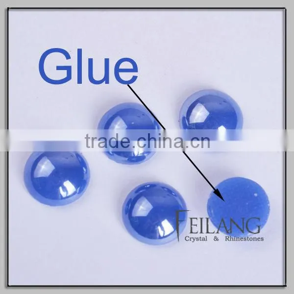 Feilang 8mm cheap hotfix ceramic pearl beads for decoration