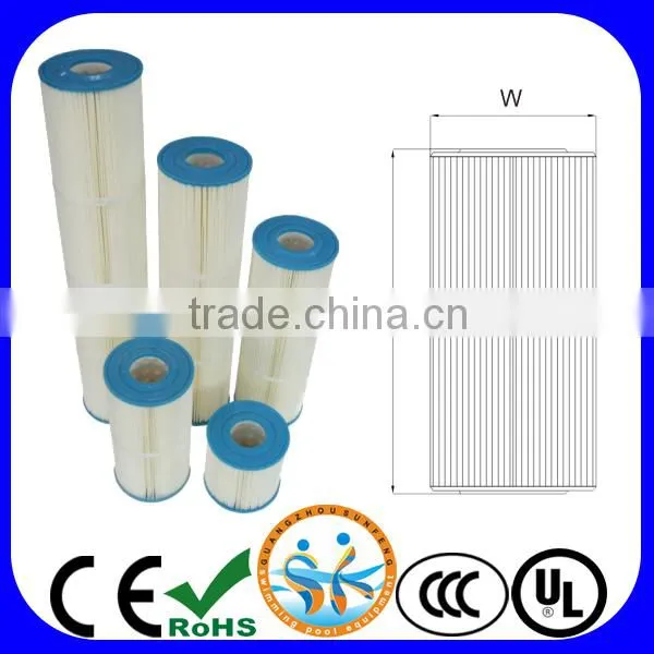 Swimming pool paper cartridge sand filter
