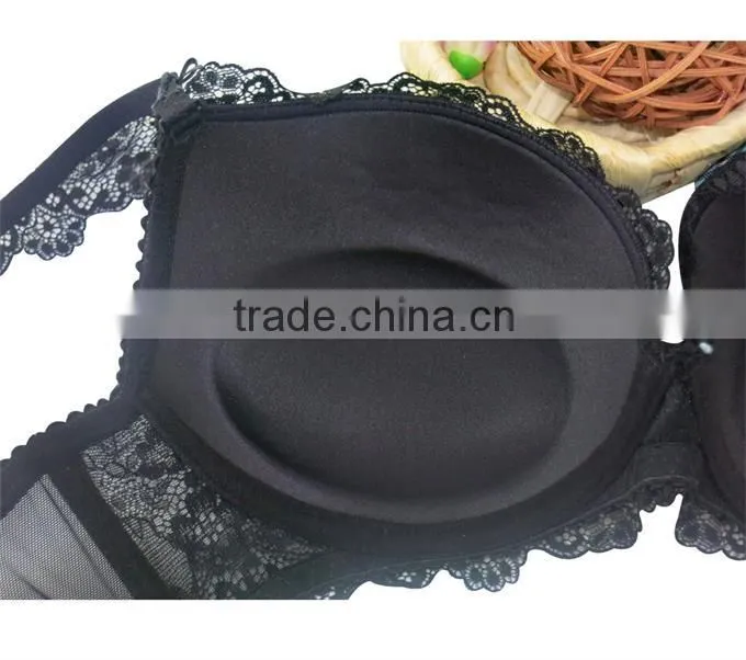 Elegant lace push up bra set in stock(FPY317)