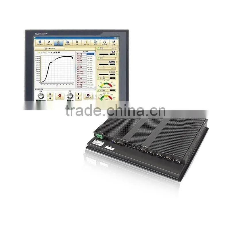 17 inch Atom N2600 dual-core 1.6GHz 2G RAM linux operation system industrial panel pc