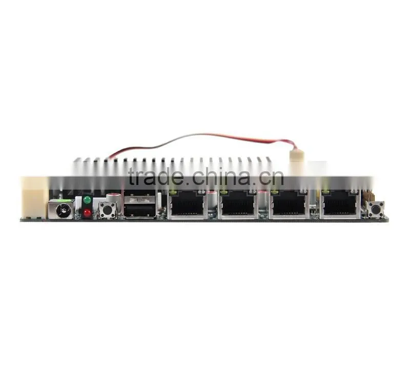 4 Lan Intel atom D525 cheap industrial firewall computer motherboard