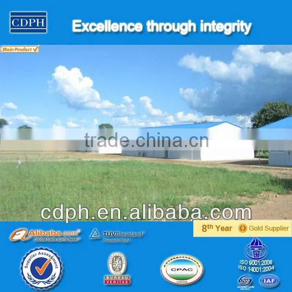 Modern design prefabricated houses with suspender flooring ,high rise steel structure building