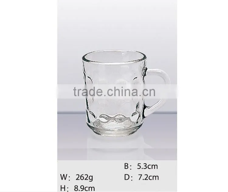 High quality raindrop drinking glass , raindrop glass mug