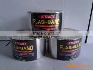(manufacture) waterproof materials, self-adhesive asphalt waterproof tape, flashing tape, flash band