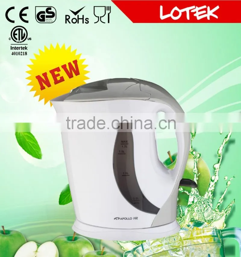 hot selling food grade material colorful plastic electric kettle