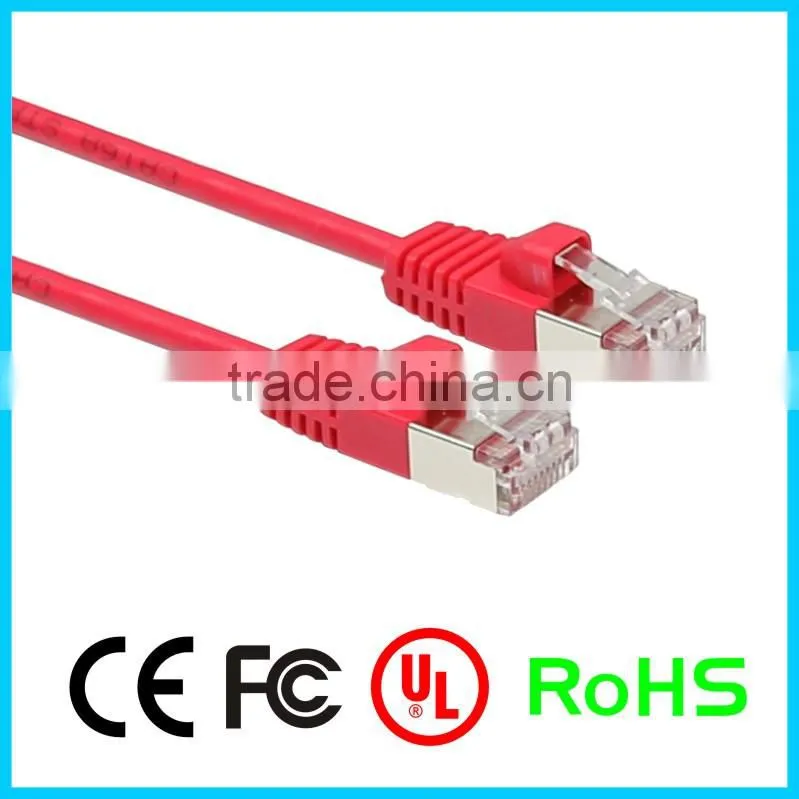 China super quality cat6 cat 6a network cable with gold /nickel plated up to 500MHz