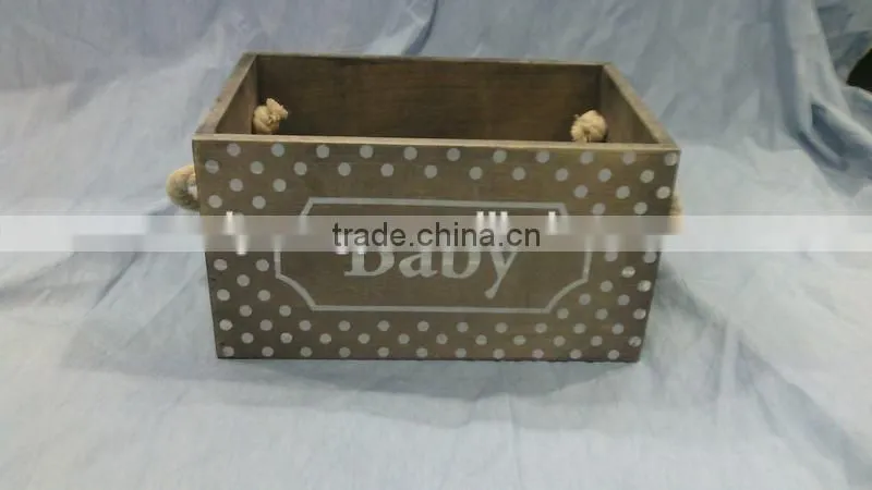 2015 hot sale baby finished small lightweight wood box