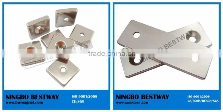 china ndfeb neodymium sector magnet meter