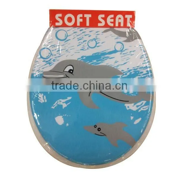european Size colorful seaworld Printing toilet seat cover