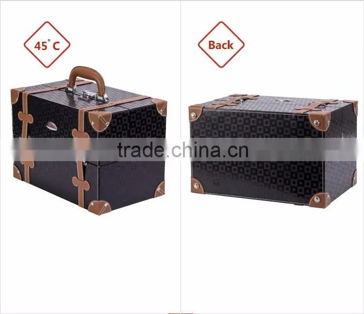 aluminim frame pvc waterproof multi color custom hand empty makeup cosmetic case