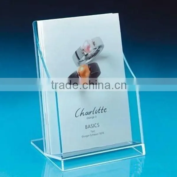 Acrylic magzine display stand