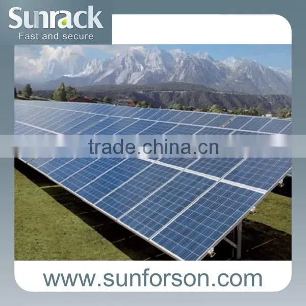 SunRack Pile Ground Mounting System