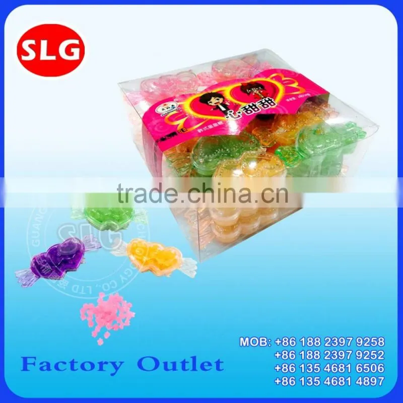 flying sweet love heart candy