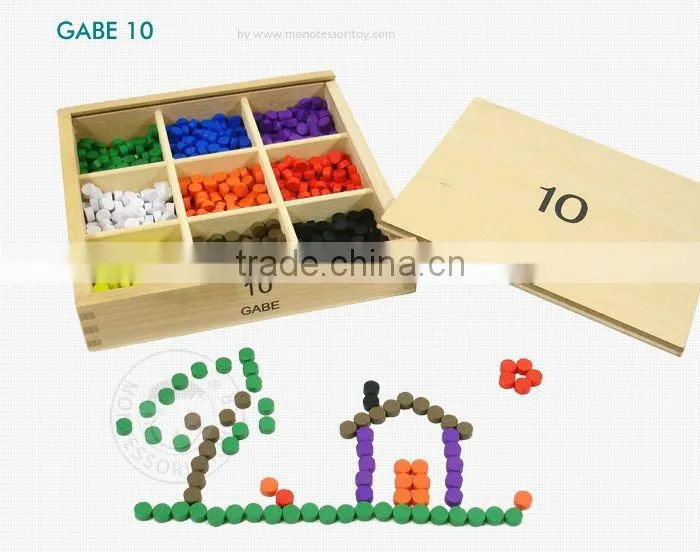 GABE 3 First Block Series, Preschool Educational Frobel Toys
