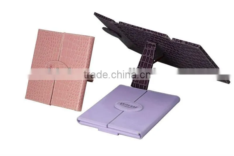 new style leather foldable cosmetic mirror