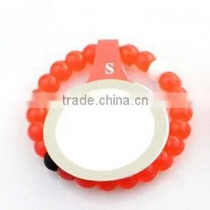 Accept Custom Red Color Silicone Life Balance Bracelet