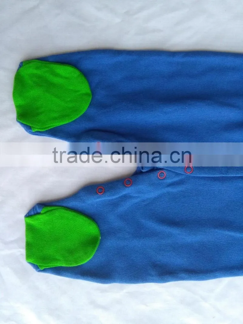 baby sleepsuit 2016 new design best quality 100% cotton interlock