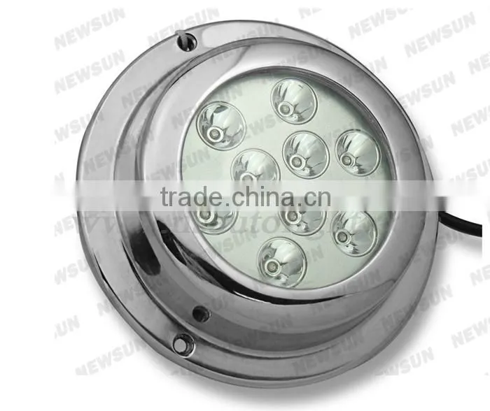 High Brightness 12v 27w LED Surface Mounted Pool Light Marine Light