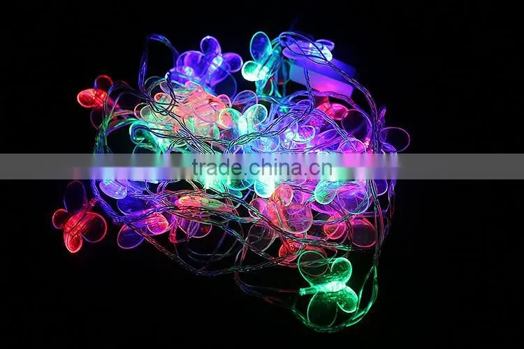 YQ48 Beautiful butterfly led lights string christmas lighting
