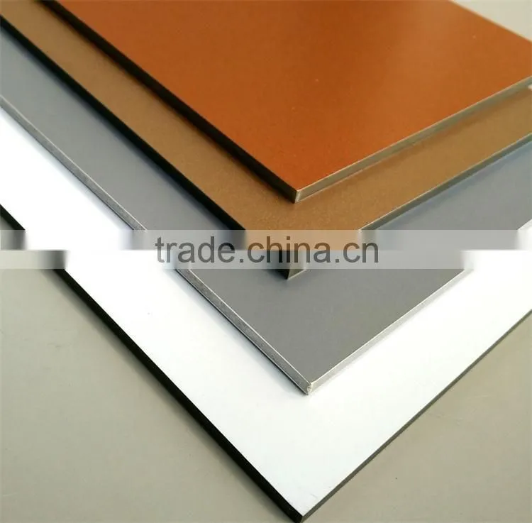 PVDF aluminum composite pane wall cladding ACP sheets supplier